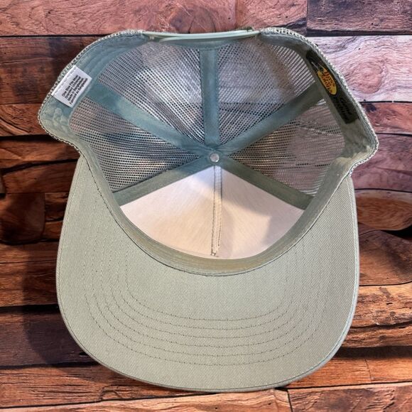 Bass Pro Shops Trucker Hat Green Snapback Adjustable Mesh Cap Fishing Outdoors - Picture 6 of 8